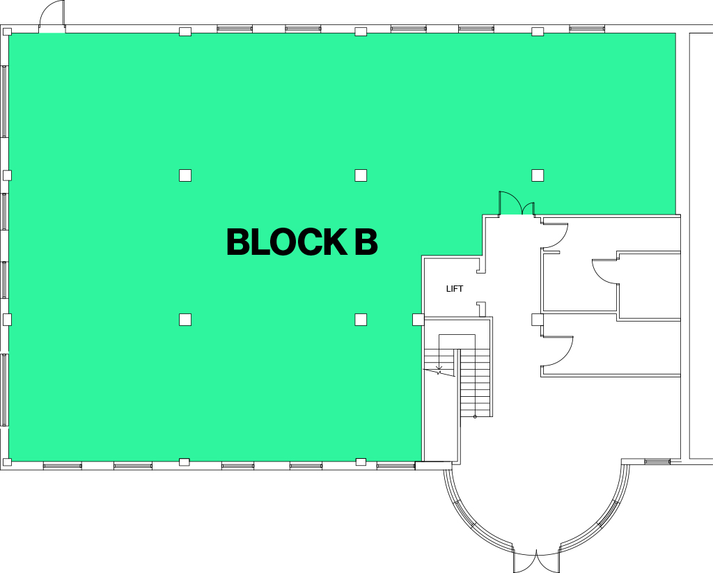 Block B Ground Floor - Clifton Park